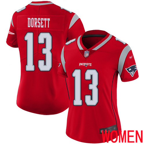 New England Patriots Football #13 Inverted Legend Limited Red Women Phillip Dorsett NFL Jersey->youth nfl jersey->Youth Jersey